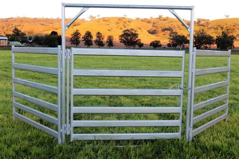 Livestock fence <b>panels</b> are generally composed of steel tubular frame and welded wire mesh with closer space than traditional <b>corral</b> <b>panels</b>. . Galvanized corral panels near me